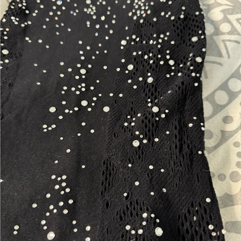 White Fox Boutique seamless halter rhinestone dress - Picture 4 of 4